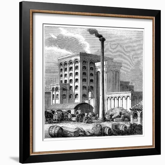 Sugar Refinery, Southampton, England, Which Opened in 1851-null-Framed Giclee Print