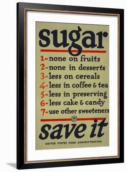 Sugar, Save It-null-Framed Giclee Print