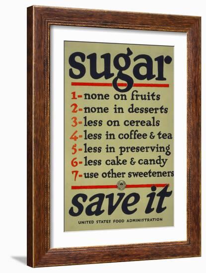 Sugar, Save It-null-Framed Giclee Print