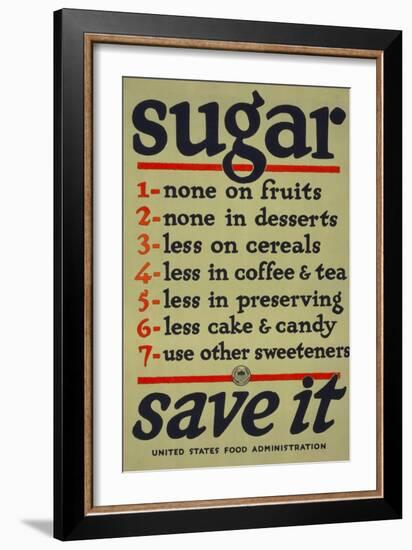 Sugar, Save It-null-Framed Giclee Print