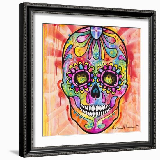 Sugar Skull - Day of the Dead-Dean Russo-Framed Giclee Print