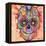 Sugar Skull - Day of the Dead-Dean Russo-Framed Premier Image Canvas