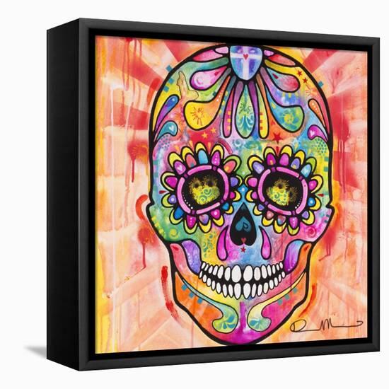 Sugar Skull - Day of the Dead-Dean Russo-Framed Premier Image Canvas