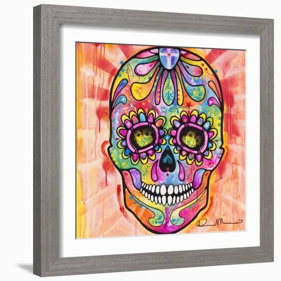 Sugar Skull - Day of the Dead-Dean Russo-Framed Giclee Print