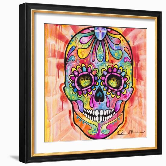 Sugar Skull - Day of the Dead-Dean Russo-Framed Giclee Print