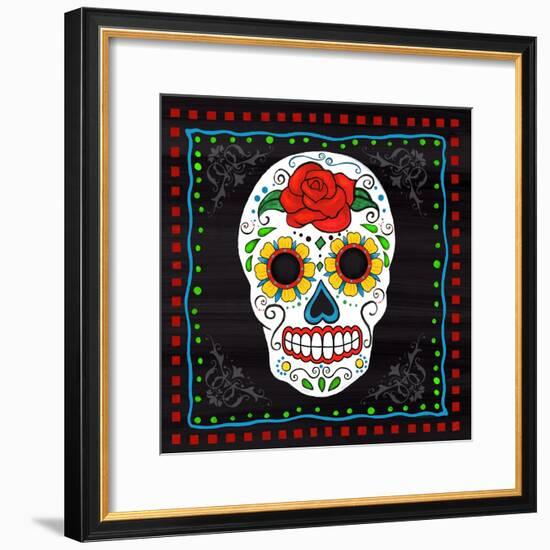 Sugar Skull I-Fiona Stokes-Gilbert-Framed Giclee Print