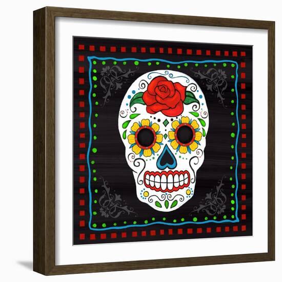 Sugar Skull I-Fiona Stokes-Gilbert-Framed Giclee Print