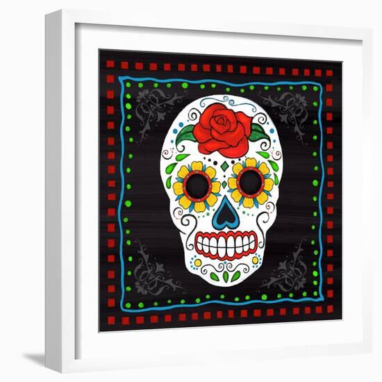 Sugar Skull I-Fiona Stokes-Gilbert-Framed Giclee Print