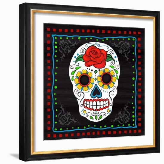 Sugar Skull I-Fiona Stokes-Gilbert-Framed Giclee Print