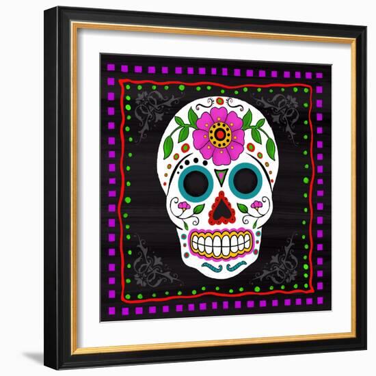 Sugar Skull II-Fiona Stokes-Gilbert-Framed Giclee Print