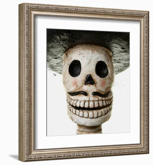 Sugar Skull Mariachi-null-Framed Art Print