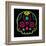 Sugar Skull Velvet IV-Rosa Mesa-Framed Art Print