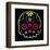 Sugar Skull Velvet IV-Rosa Mesa-Framed Art Print