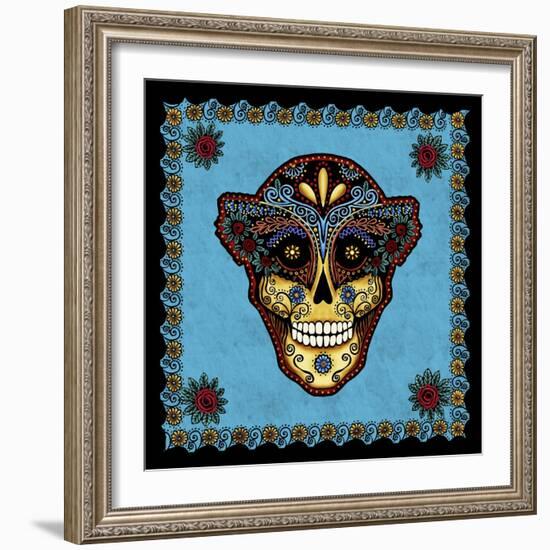 Sugar Skull-Tina Nichols-Framed Giclee Print