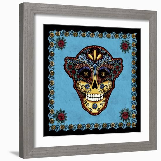 Sugar Skull-Tina Nichols-Framed Giclee Print