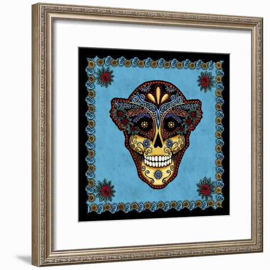 Sugar Skull-Tina Nichols-Framed Giclee Print