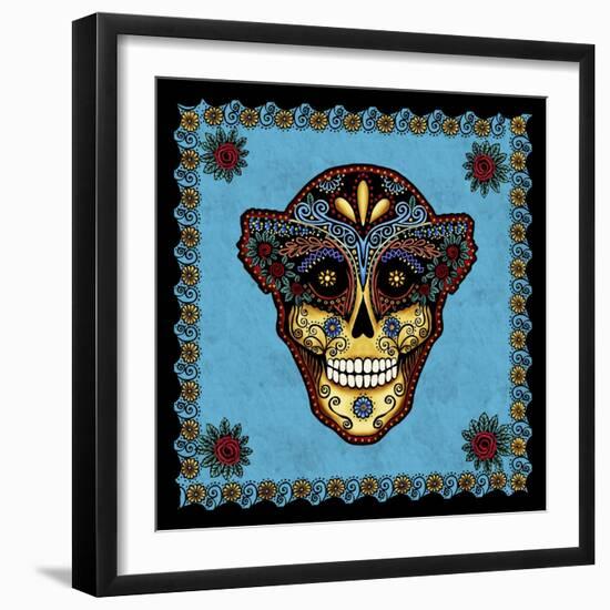 Sugar Skull-Tina Nichols-Framed Giclee Print