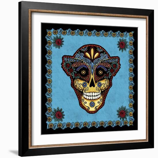 Sugar Skull-Tina Nichols-Framed Giclee Print