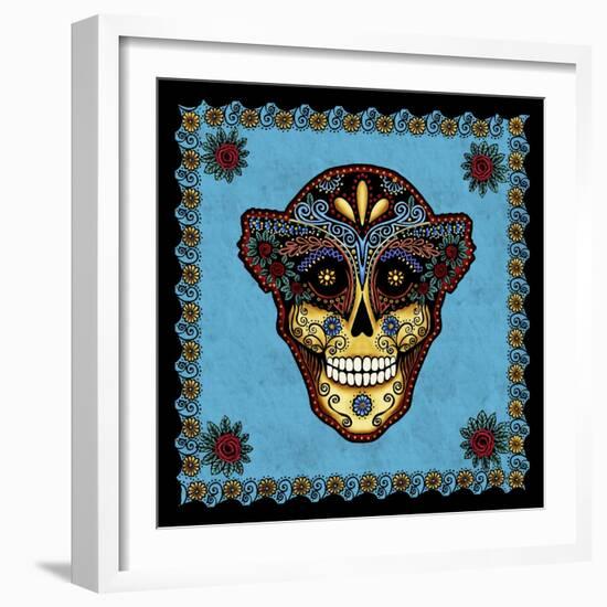 Sugar Skull-Tina Nichols-Framed Giclee Print