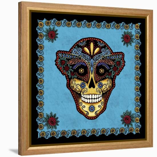 Sugar Skull-Tina Nichols-Framed Premier Image Canvas