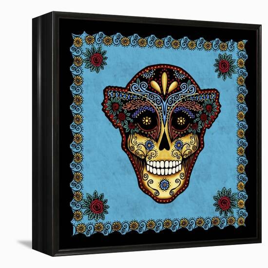 Sugar Skull-Tina Nichols-Framed Premier Image Canvas