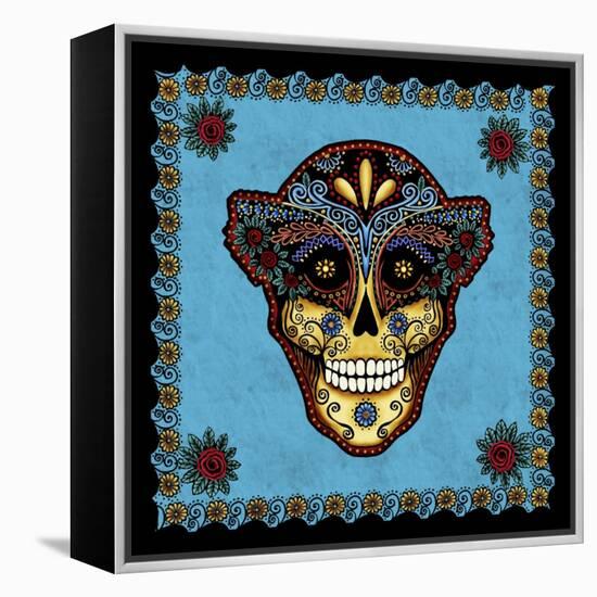 Sugar Skull-Tina Nichols-Framed Premier Image Canvas