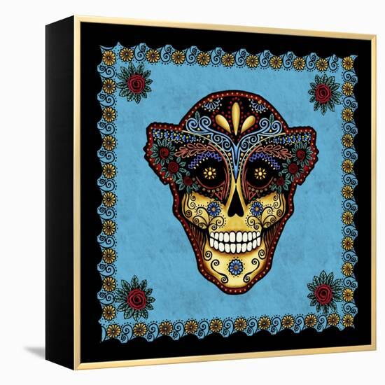 Sugar Skull-Tina Nichols-Framed Premier Image Canvas