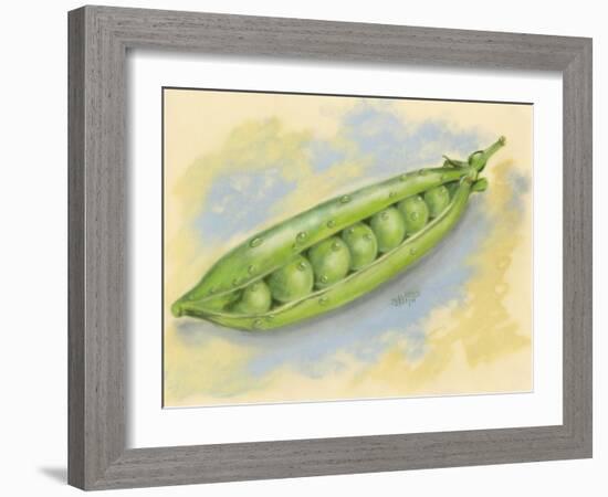 Sugar Snap Peas-Barbara Keith-Framed Giclee Print