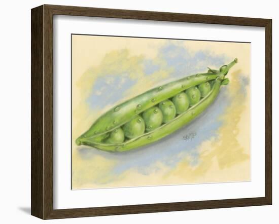 Sugar Snap Peas-Barbara Keith-Framed Giclee Print