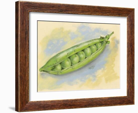 Sugar Snap Peas-Barbara Keith-Framed Giclee Print