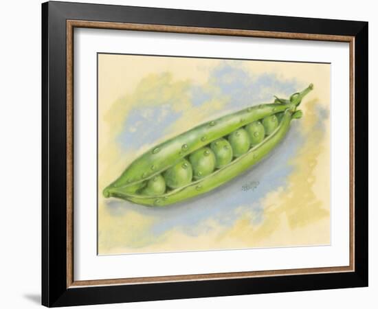 Sugar Snap Peas-Barbara Keith-Framed Giclee Print