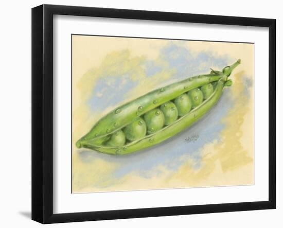 Sugar Snap Peas-Barbara Keith-Framed Giclee Print