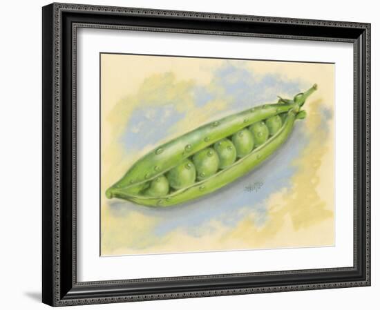 Sugar Snap Peas-Barbara Keith-Framed Giclee Print