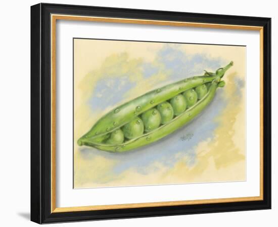 Sugar Snap Peas-Barbara Keith-Framed Giclee Print