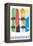 Sugarbush, Vermont, Snowboards in the Snow-Lantern Press-Framed Stretched Canvas