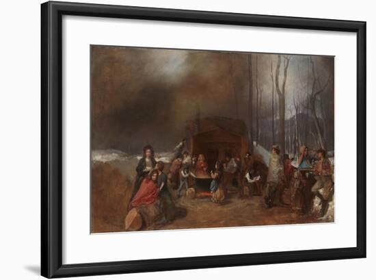 Sugaring Off, C.1865-Eastman Johnson-Framed Giclee Print