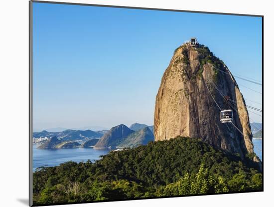 Sugarloaf Mountain Cable Car, Rio de Janeiro, Brazil, South America-Karol Kozlowski-Mounted Photographic Print