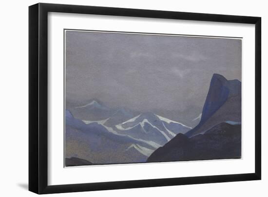 Suget Pass, 1936 (Tempera on Cardboard)-Nicholas Roerich-Framed Giclee Print