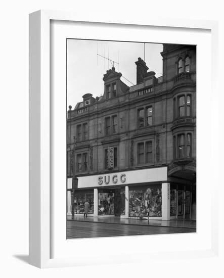 Sugg Sport, Pinstone Street Store, Sheffield, South Yorkshire, 1960-Michael Walters-Framed Photographic Print