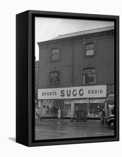 Sugg Sports and Radio, High Street, Scunthorpe, Lincolnshire, 1960-Michael Walters-Framed Premier Image Canvas