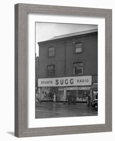 Sugg Sports and Radio, High Street, Scunthorpe, Lincolnshire, 1960-Michael Walters-Framed Photographic Print