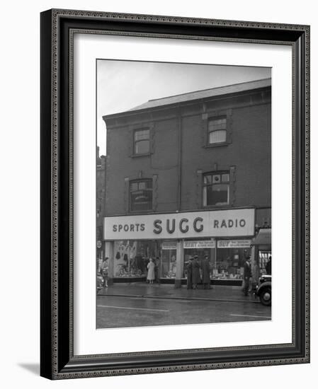 Sugg Sports and Radio, High Street, Scunthorpe, Lincolnshire, 1960-Michael Walters-Framed Photographic Print