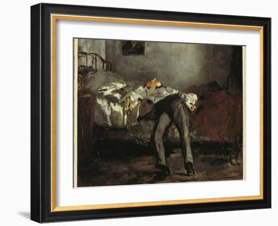 Suicide, 1881-Edouard Manet-Framed Giclee Print