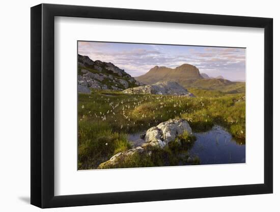 Suilven in Early Morning Light, Coigach - Assynt Swt, Sutherland, Highlands, Scotland, UK, June-Joe Cornish-Framed Photographic Print