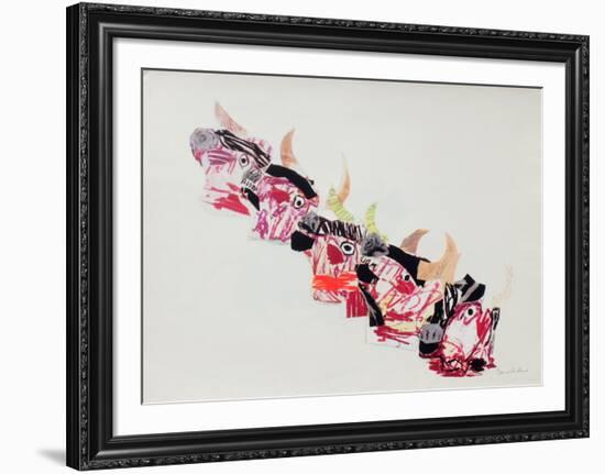 Suite Corrida VI-Daniel Milhaud-Framed Collectable Print