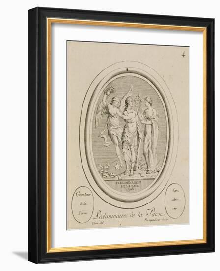 Suite d'estampes d'après les pierres gravées de Guay graveur du Roi (1711-1-Joseph Marie Vien-Framed Giclee Print