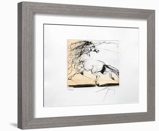 Suite Equestre III-Jean-marie Guiny-Framed Limited Edition