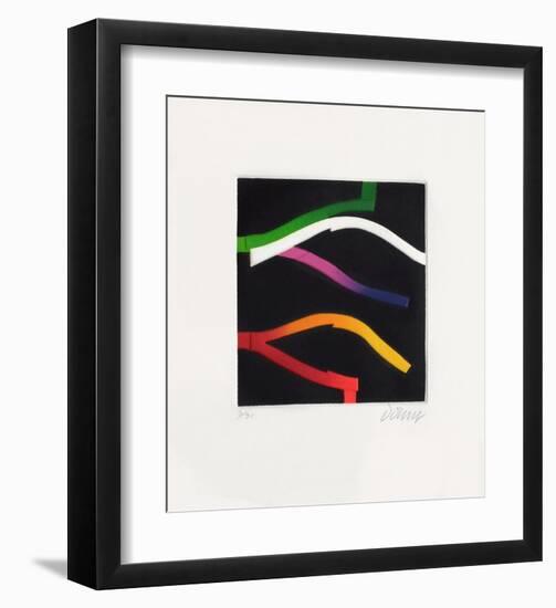 Suite Fluorescente III-Bertrand Dorny-Framed Limited Edition