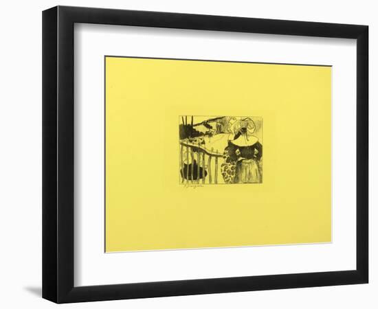 Suite Volpini, 1889 (Zincograph)-Paul Gauguin-Framed Giclee Print