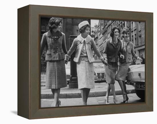 Suits Designed by Chanel-Paul Schutzer-Framed Premier Image Canvas